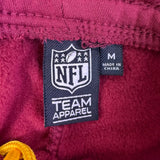 NFL Mens Burgundy Cotton-Blend Redskins Sweatpants Logo Print Team Apparel Sz M