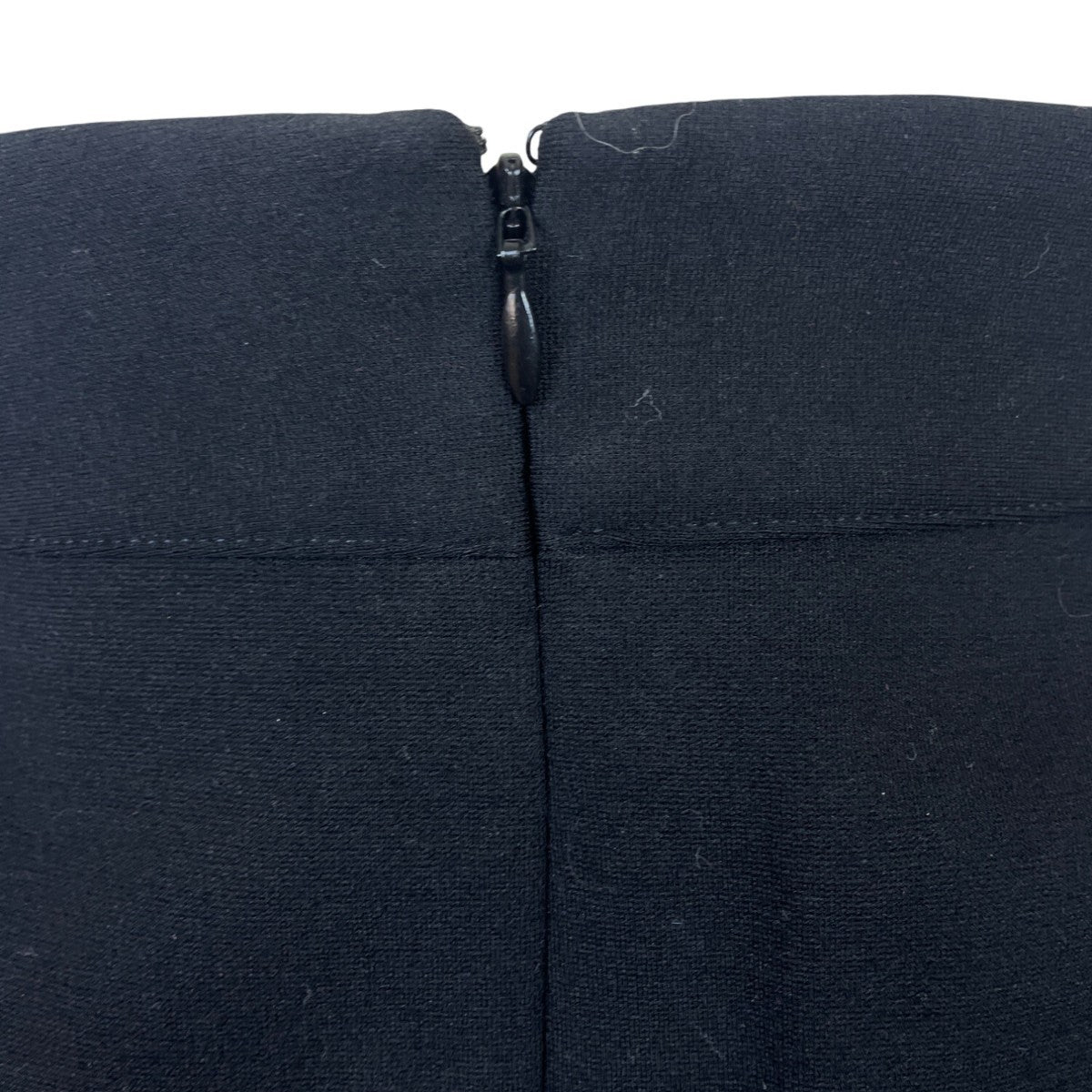 White House Black Market Womens Black Mini Skirt Zipper Accent Size 6