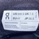 On Women’s Black Mesh Cushioning Athletic Running Cloud 6 Sneakers Size 9.5