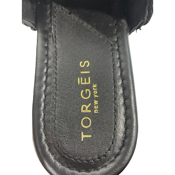 Torgeis Women's Black Platform Sandals Sz 10 (EU 42) NWB