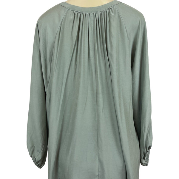 Prologue Women’s Olive Green Long Sleeve Blouse Shirt Sz XL - NWT