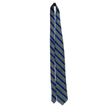 Robert Talbott Mens Blue & Green 100% Silk Striped Pattern Necktie