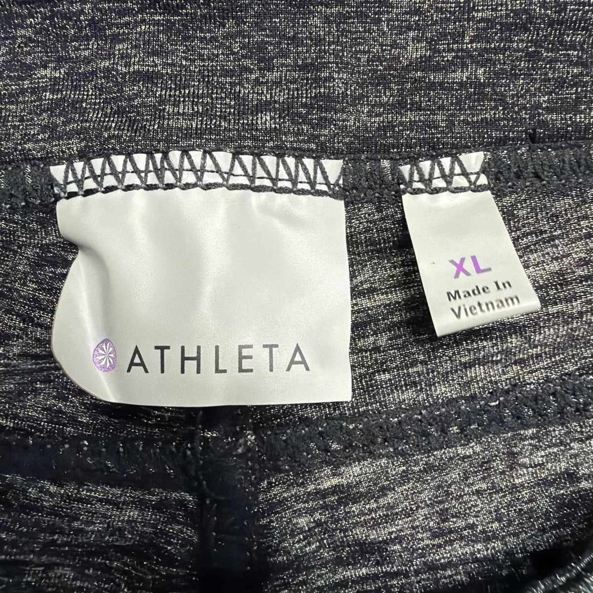 Athleta Womens Gray Stretch Flare-Leg Pants Size XL