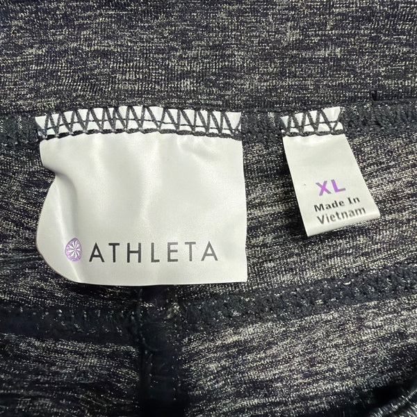 Athleta Womens Gray Stretch Flare-Leg Pants Size XL