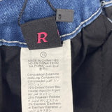 Romwe Womens Denim Shorts With Embroidered Back Pockets Sz S - New