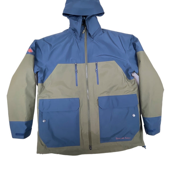 Territory Ahead Men's Blue Olive and Orange 3 in 1 Jacket Sz L