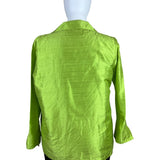 Caroline Rose Green Women’s Silk Tank Top & Jacket Two-Piece Outfit Sz 1X