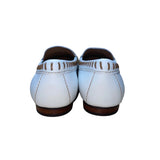 Driver Club USA Women’s White Grainy Leather Maple Ave Moccasin Shoes Size 11