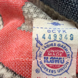 Chevron Pattern Womens Sleeveless Maxi Dress Red/Black/Gray Sz L