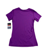 Nike Womens Purple Dri-Fit Pro Tee Shirt Athletic Top  Size L
