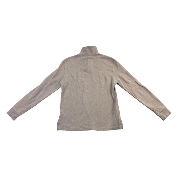 Polo Ralph Lauren Mens Beige Cotton 1/4 Zip Pullover Sweater Size S