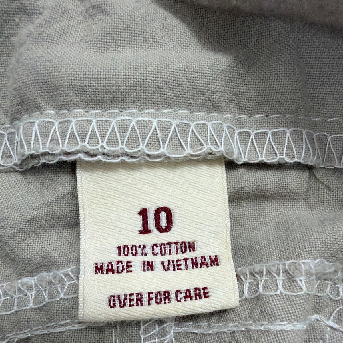 ONeill Kids Beige Bib Snow Pants Embroidered Patches Adjustable Straps Sz 10 New