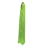 Geoffrey Beene Mens Green Polyester Necktie Solid Handmade