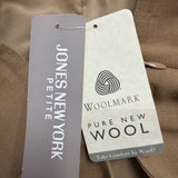Jones New York Womens Camel Wool Skirt Petite Classic Design Size 6P