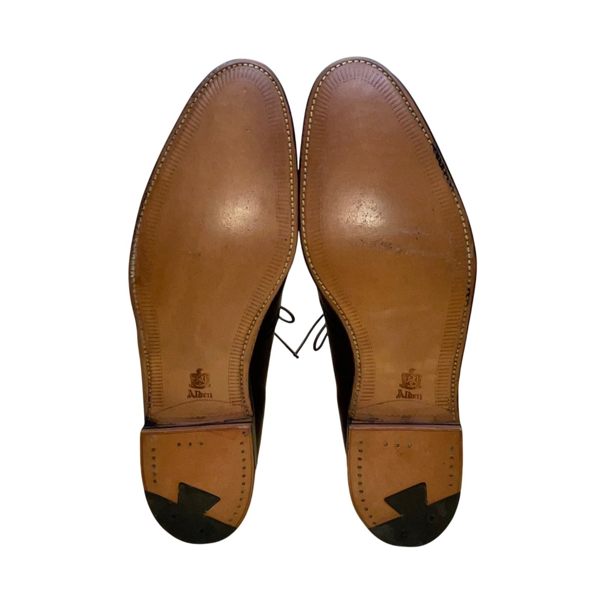 Alden Men’s Burgundy Genuine Leather Wingtip Oxfords Shoes Size 10.5