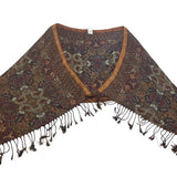 LDS Sheila Paisley Multicolor Shawl With Fringe Detailing