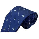 Givenchy Mens Navy Logo Print Neck Tie 175 Water Street Design Elegant