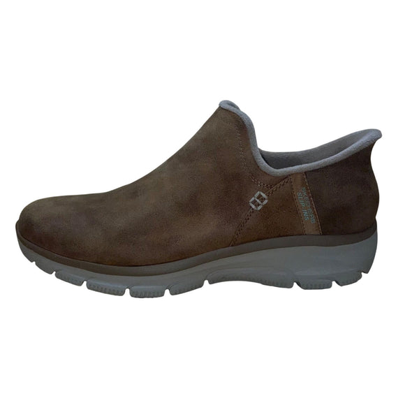 Skechers Women’s Tan Faux Fur-Lined Warm Slip-Ins Casual Booties Size 11