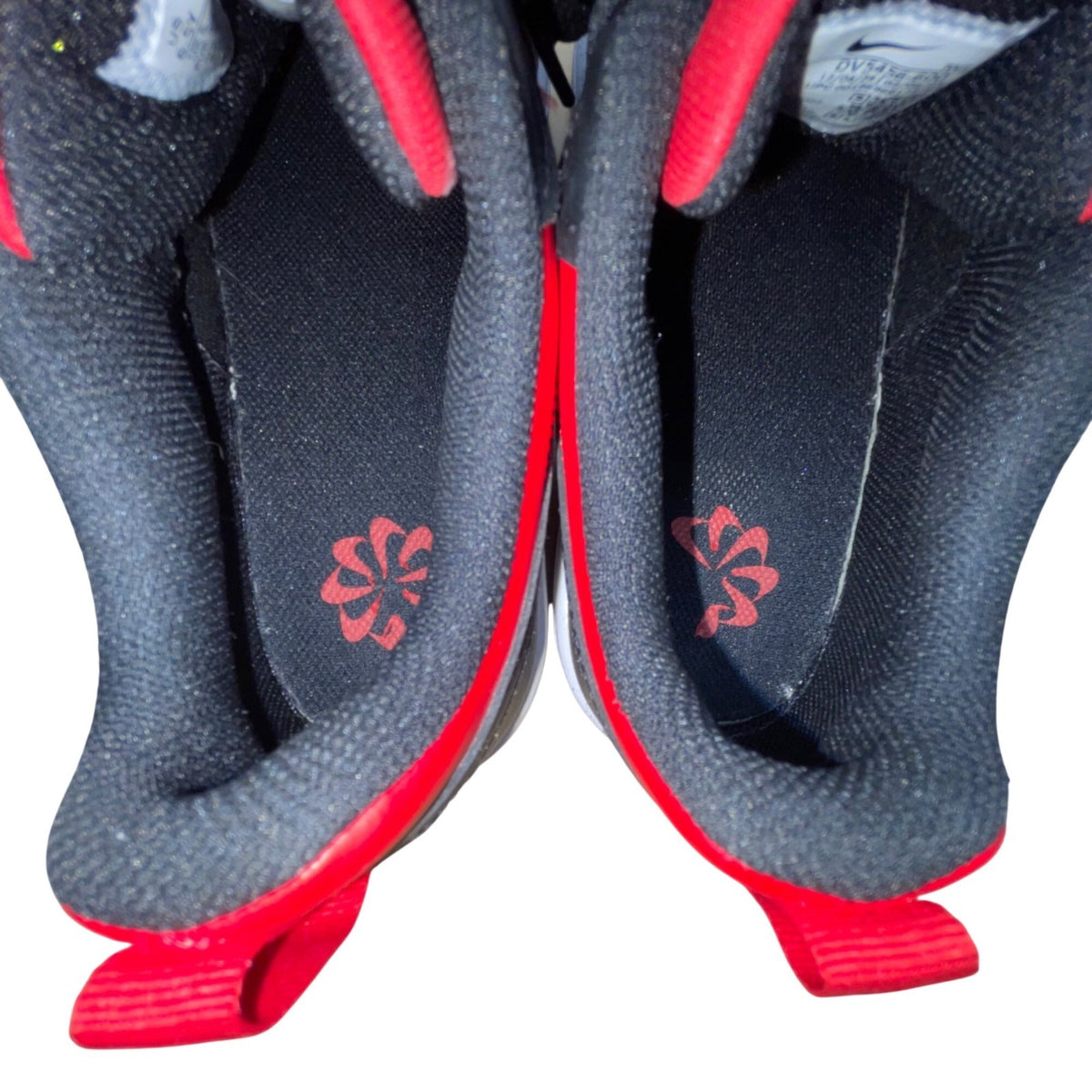Nike Youth University Red & Black Court Borough Low Recraft Sneakers Size 6.5Y