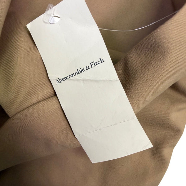 Abercrombie & Fitch Womens Beige Cotton Spandex Bodysuit Size M