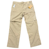 Timberland Mens Tan Convertible Cargo Pants Lightweight Outdoor Sz 38/32