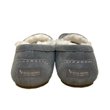 Koolaburra By UGG Women’s Gray Suede Shearling Lining Moccasin Slippers Size 10