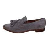 Franco Sarto Women’s Gray Suede Tassel Detail Havea Loafers Size 9M