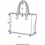 Dooney & Bourke Women’s Gray/Black Canvas Monogram Adjustable Strap Shoulder Bag