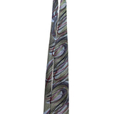 J. Garcia Mens Green Multicolor Silk Tie Wetlands I Limited Edition Collection 4