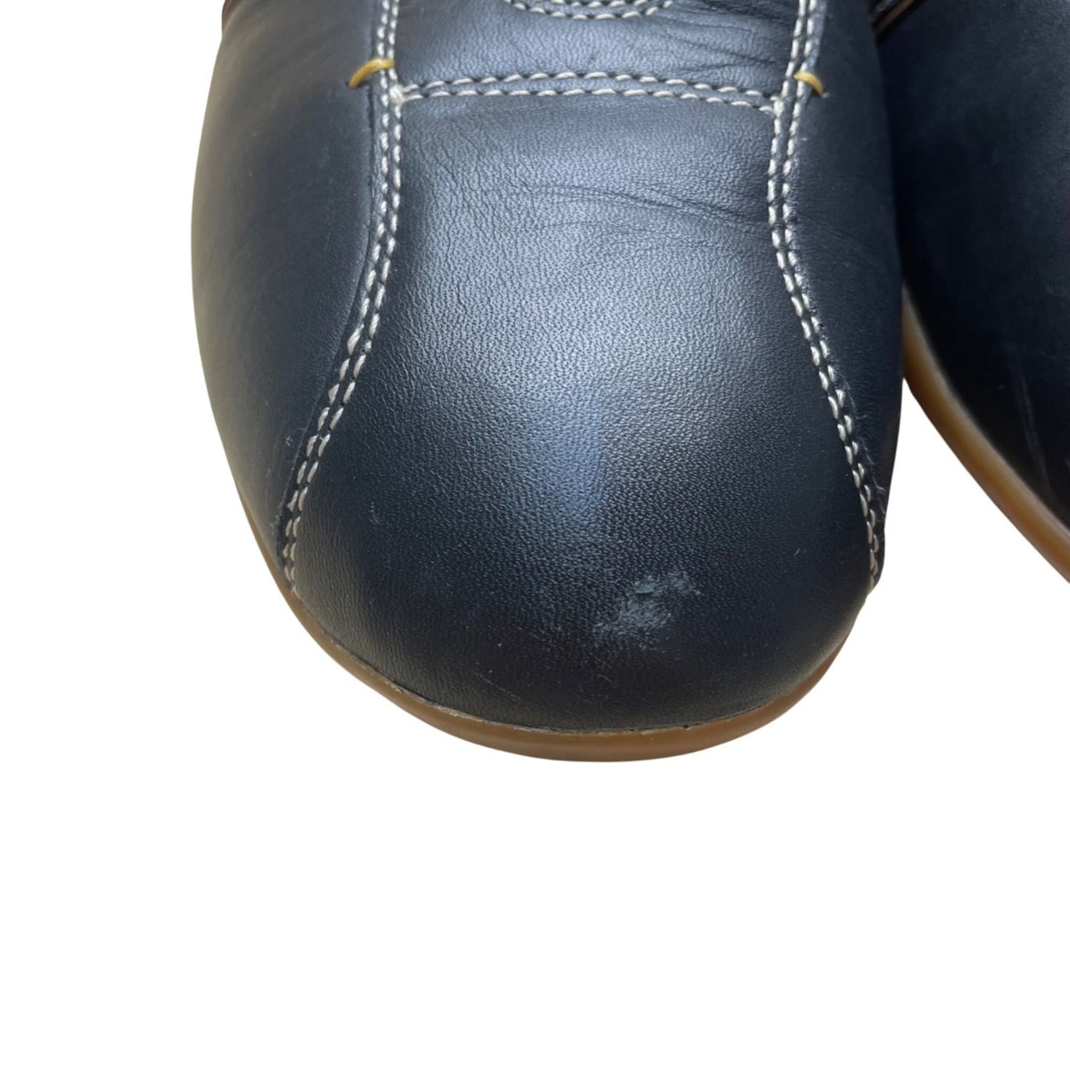 Coach Men’s Black Leather & Gum Sole Meyer Casual Shoes Size 10M