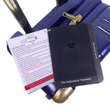 Triforce Unisex Blue Aluminum 2-Piece Luggage Set With Spinner Wheels & TSA Lock
