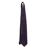 Claiborne Mens Burgundy Silk Paisley Necktie Classic Pattern 