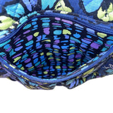 Vera Bradley Women’s Blue Quilted Floral Adjustable Strap Shoulder Tote Bag