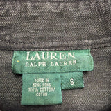 Lauren Ralph Lauren Womens Long Sleeve Button-Up Shirt W/ Embroidered Sz S