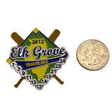 2012 Elk Grove Travelers Baseball Team Collectible Pin With Dual Clutches