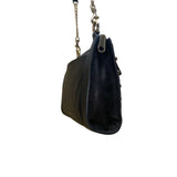 Rebecca Minkoff Women’s Black Leather With Gold Accents Crossbody Purse Bag