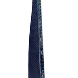 Pal Zileri Mens Brown & Blue Woven Silk Necktie Geometric Pattern Made In Italy
