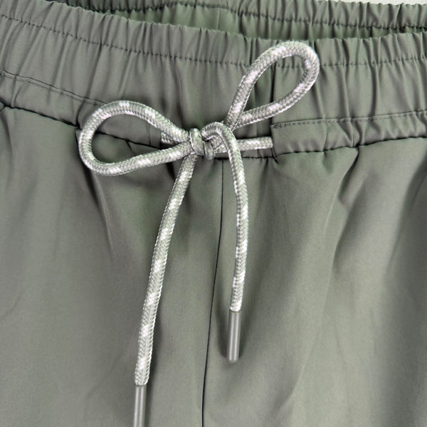 Avalanche Mens Green Polyester Relaxed Fit High-Waisted Soft Pants Size S