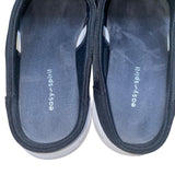 Easy Spirit Women’s Black & White Slip-On Comfort Setinez 2 Sandals Size 7.5M