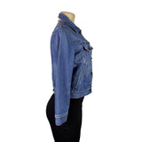 Pamela Love J.Crew Womens Blue Denim Jacket Button Front Size S