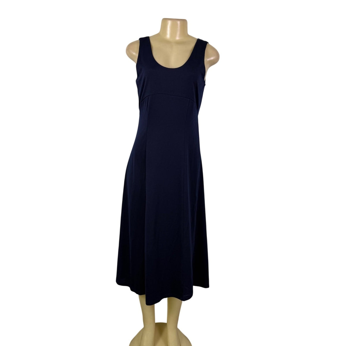 Cupshe Womens Navy Blue Sleeveless Midi Empire Waist Dress  Sz S - New