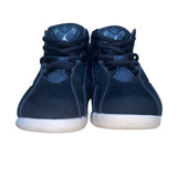 Air Jordan Kids Black Suede Sneakers Lace-Up Basketball Shoes Size 7C