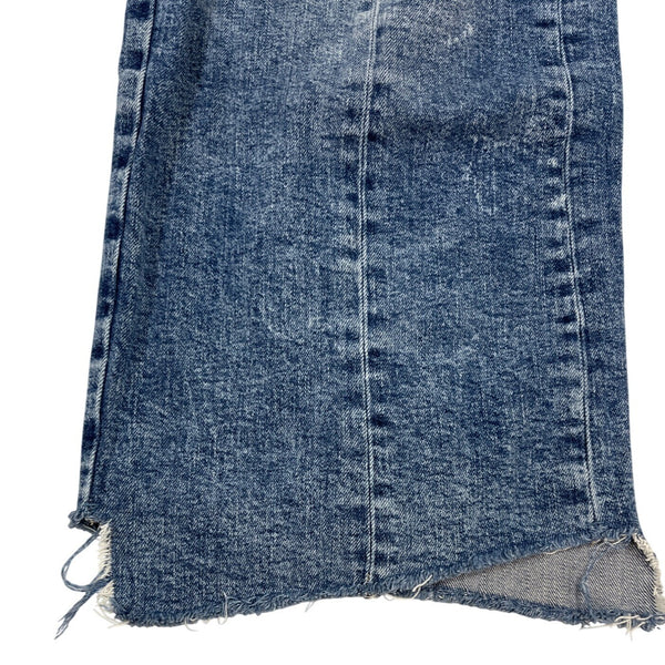 American Eagle Wide Leg Stretch Denim Jeans Womens Medium Wash Size 0