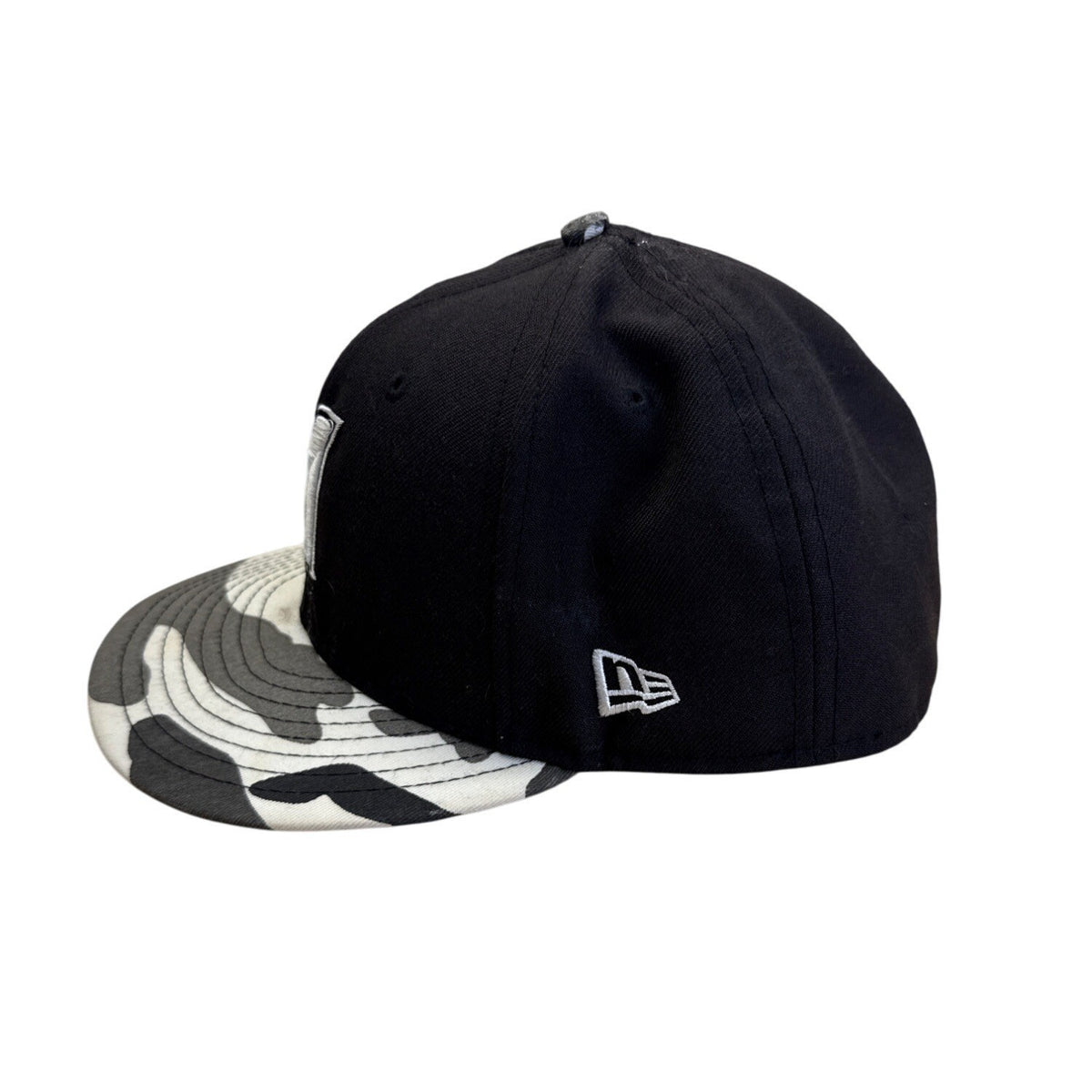 University Of Maryland Black & Camo Snapback Hat By New Era