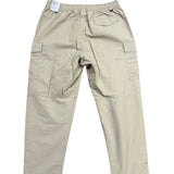 Nike Mens Beige Cargo Pants Lightweight Relaxed Fit Elastic Waist Durable Sz XL