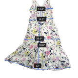 Rebecca Taylor Women’s Multicolo Floral Midi Dress Sleeveless Size 2