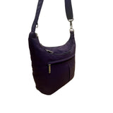 Travelon Women’s Purple Nylon Anti-Theft Multiple Pockets Crossbody Bag