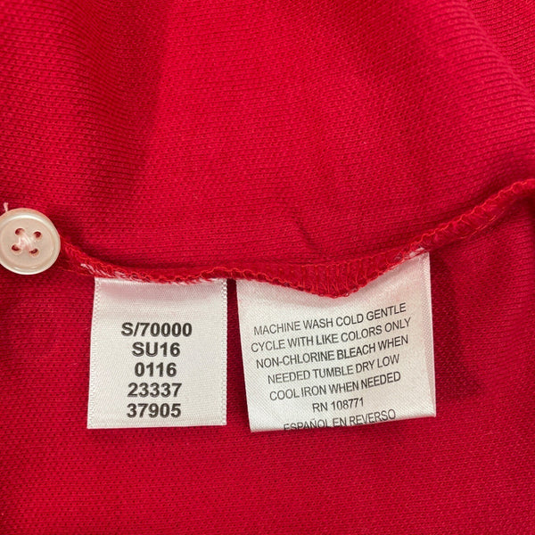 John Ashford Mens Red Polo Shirt Short Sleeve Casual  Sz XXL