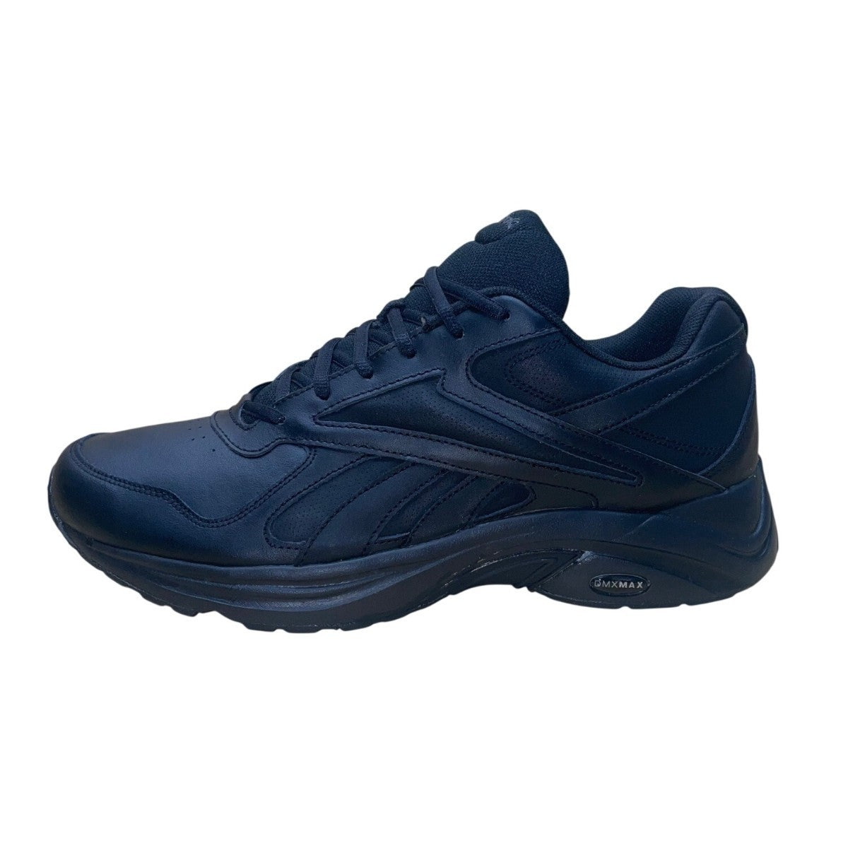 Reebok Men’s Black Leather Dmx Max Walking Athletic Shoes Size 11.5