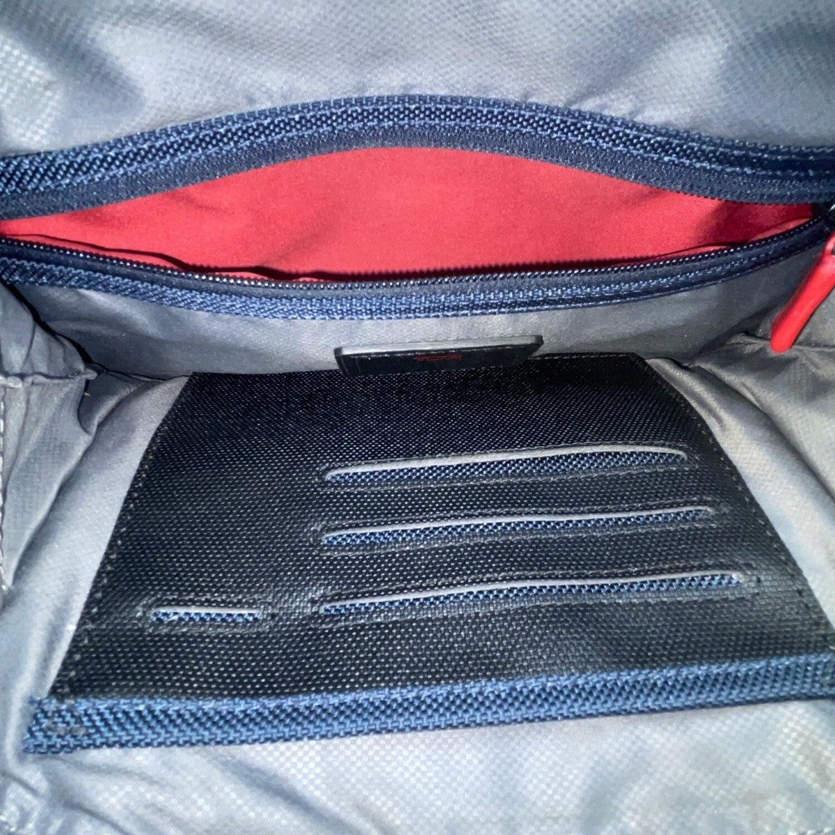 Tumi Men’s Black Nylon With Multiple Compartments Deluxe Laptop Backpack